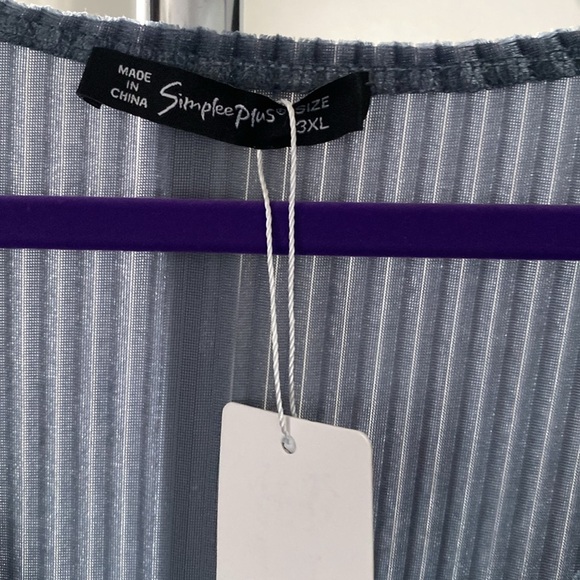 Simplee Apparel Women's Blue Maxi Dress Size 3XL  ( E - 21 ) - Picture 5 of 8